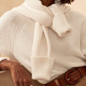 Banana Republic 100% Merino Wool Burgundy Sweater Women